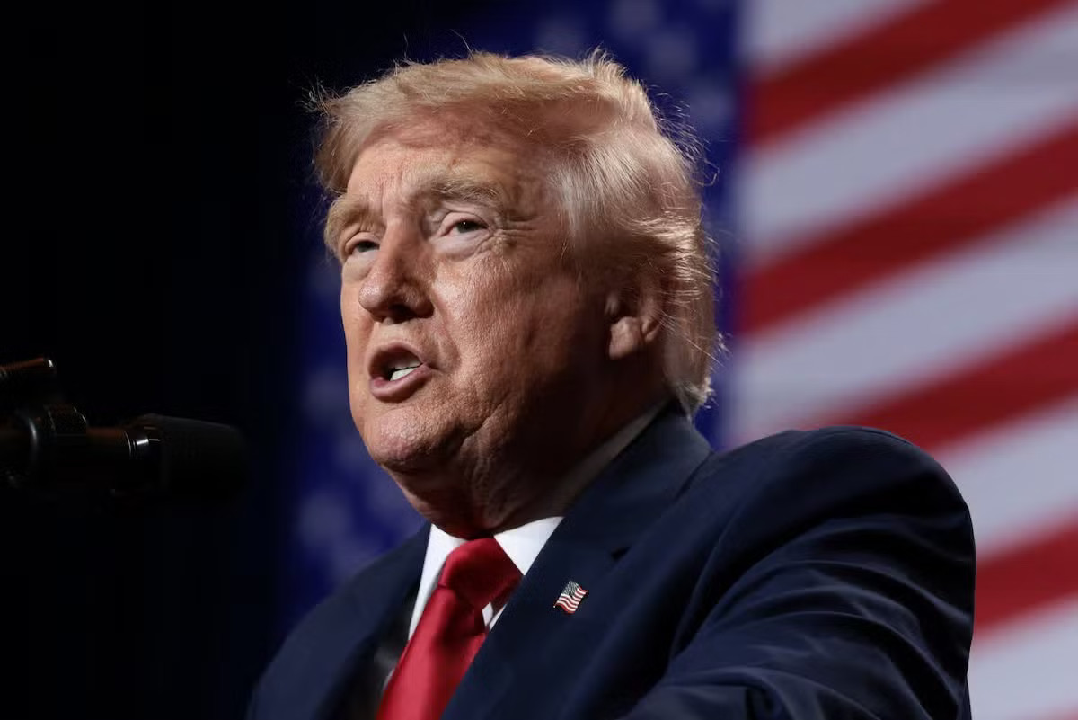 Tổng thống Mỹ Donald Trump. (Ảnh: Reuters) Tổng thống Mỹ Trump: Xung đột với Iran sẽ sớm kết thúc - Ảnh 1.