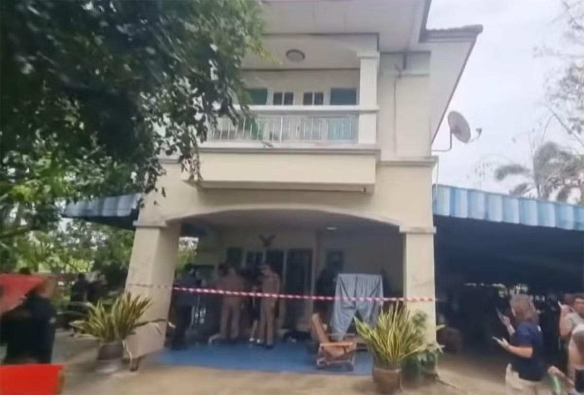 Ngôi nhà của nam sinh. (Ảnh: Bangkok Post) Hành trình gây án của thiếu niên 14 tuổi trong vụ xả súng kinh hoàng ở Thái Lan - Ảnh 2.