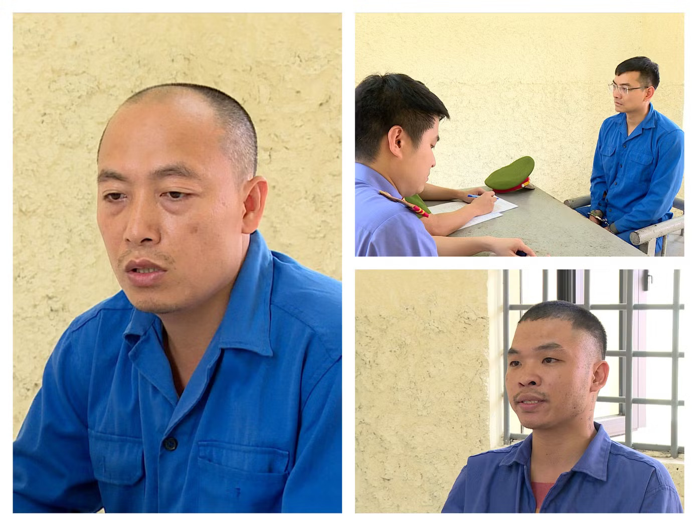 Các đối tượng Tiệp, Hợi, Khoa. Ảnh: Bộ Công an Luật sư phân tích về tội danh của Khánh Sky, Hồ Văn Khoa và Vua Quạt - Ảnh 1.