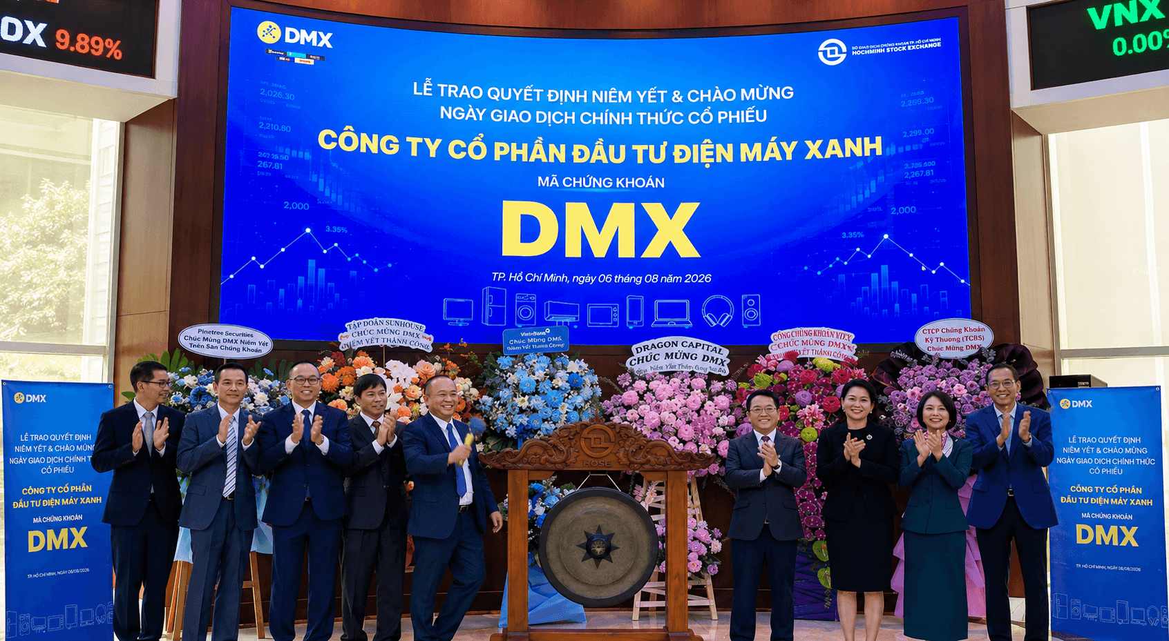 Điện Máy Xanh (DMX) vừa lên HoSE, một nhóm đầu tư nhanh tay bán ròng gần 700 tỷ đồng