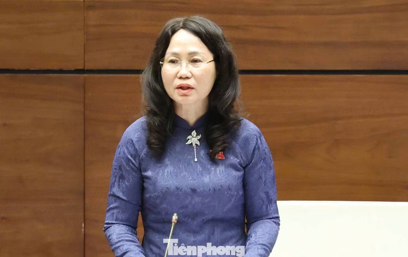 Bộ trưởng Bộ Văn hóa, Thể thao và Du lịch Lâm Thị Phương Thanh. (Ảnh: Như Ý) Bổ sung quy định, kiểm soát chặt chẽ nội dung viết về lãnh tụ, lịch sử dân tộc - Ảnh 4.