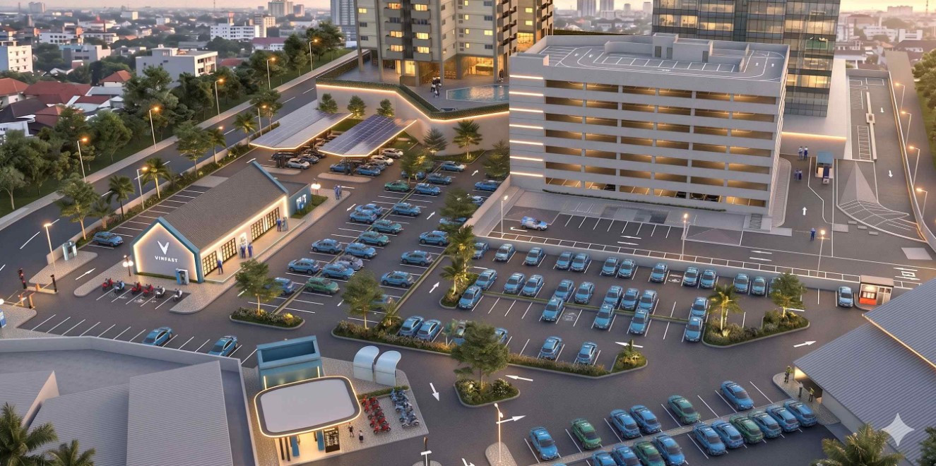 Tỷ phú Phạm Nhật Vượng bắt tay xây dựng tổ hợp sạc xe điện gần 8.750m2 tại Indonesia