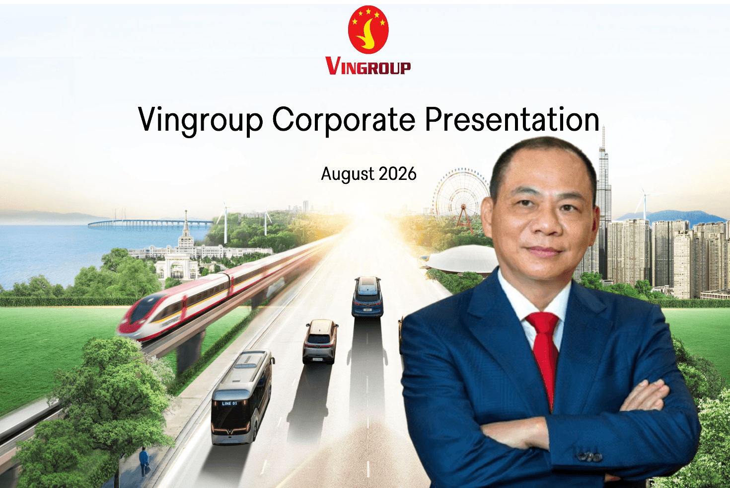 Hé lộ quy mô hệ sinh thái Vingroup (VIC): 230.000 nhân sự, doanh thu 12,7 tỷ USD, tham vọng trải từ ô tô, năng lượng đến đường sắt