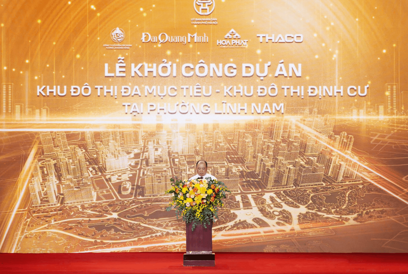 Liên danh Đại Quang Minh - THACO - Hòa Phát khởi công 2 khu đô thị quy mô 148.000 người trong siêu dự án cảnh quan sông Hồng