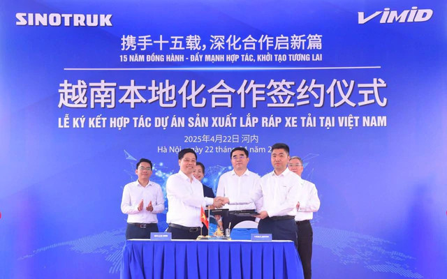 VIMID ký thỏa thuận hợp tác với Tập đoàn SINOTRUK năm 2025
