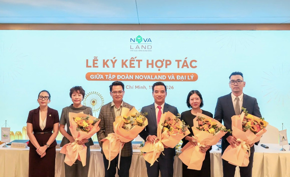Novaland (NVL) ký kết hợp tác với gần 50 đại lý