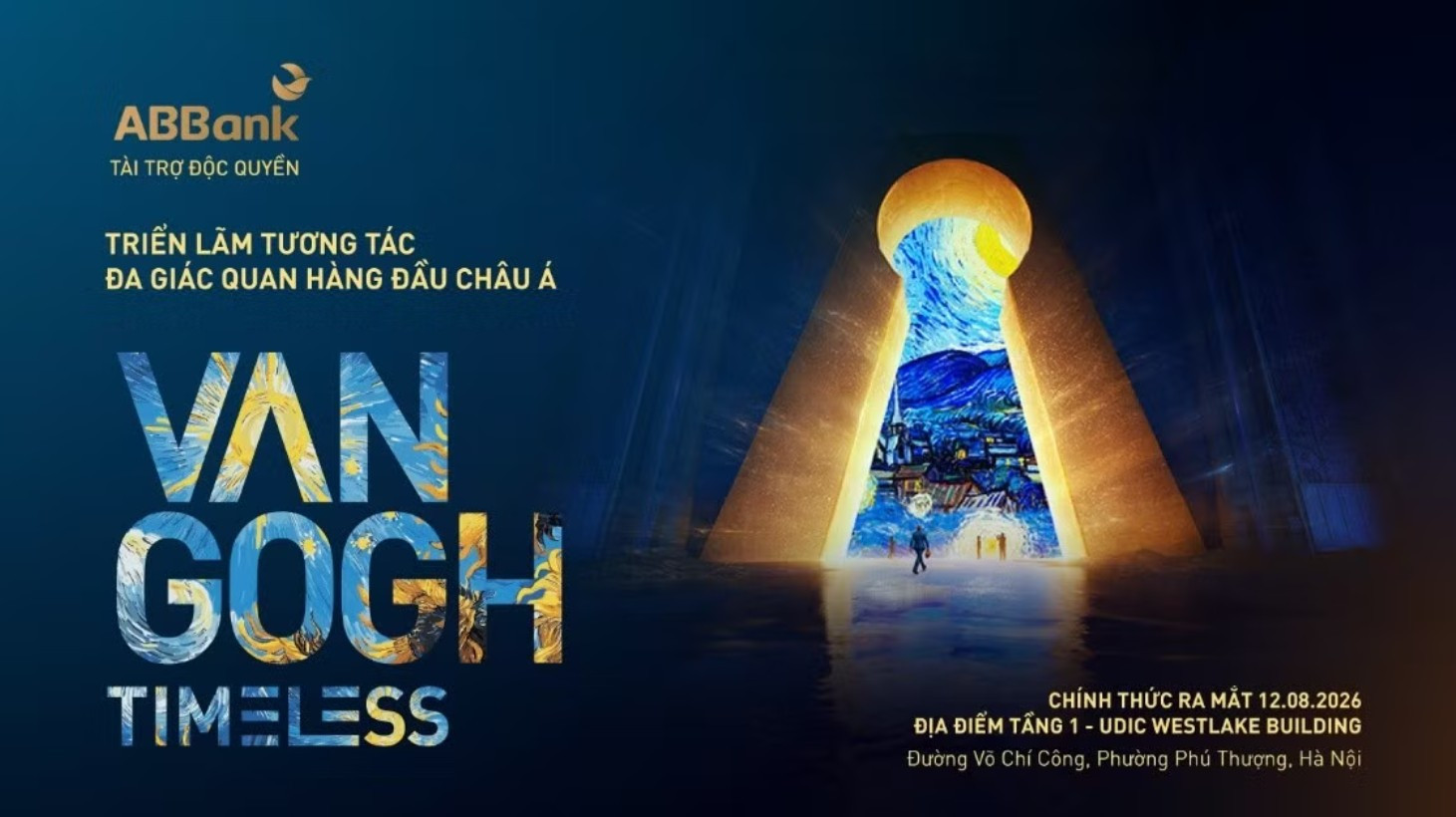 ABBank đưa trải nghiệm ngân hàng bước vào không gian nghệ thuật Van Gogh - Ảnh 1.