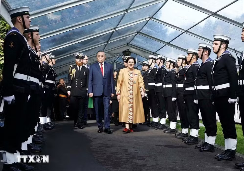 Nghi thức đặc biệt của New Zealand trong lễ đón Tổng Bí thư, Chủ tịch nước Tô Lâm - Ảnh 2.