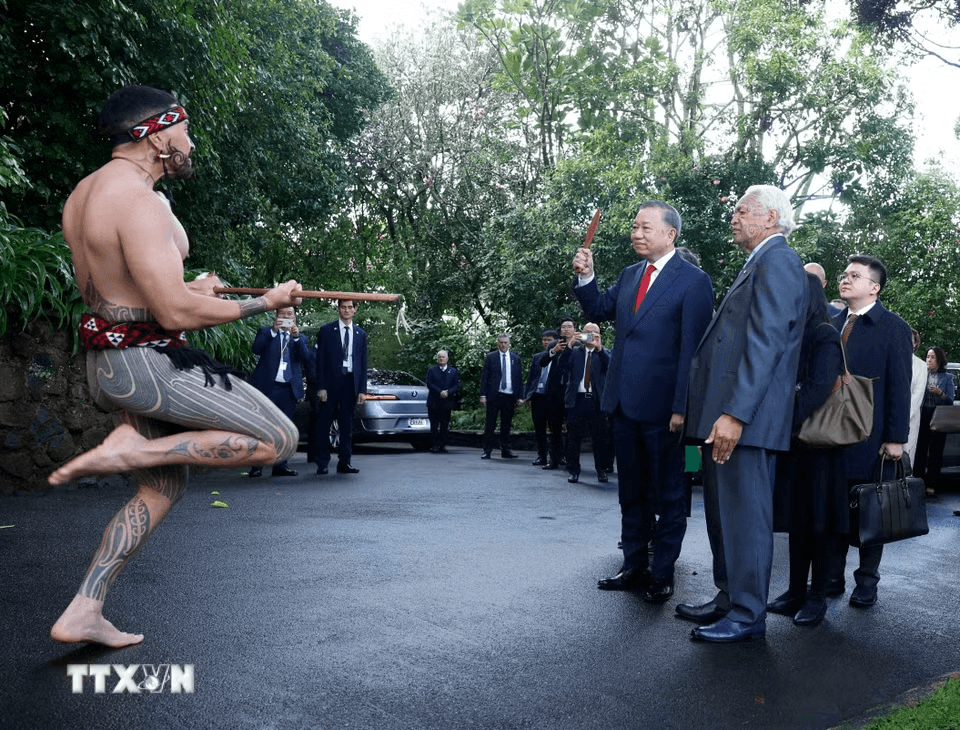 Lễ đón Tổng Bí thư, Chủ tịch nước Tô Lâm thăm cấp Nhà nước tới New Zealand- Ảnh 2.