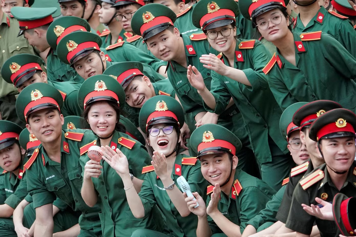 Học viên Học viện Quân y. Ảnh: Nguyễn Minh 12 thí sinh cùng đạt 30/30 điểm vào Học viện Quân y - Ảnh 1.