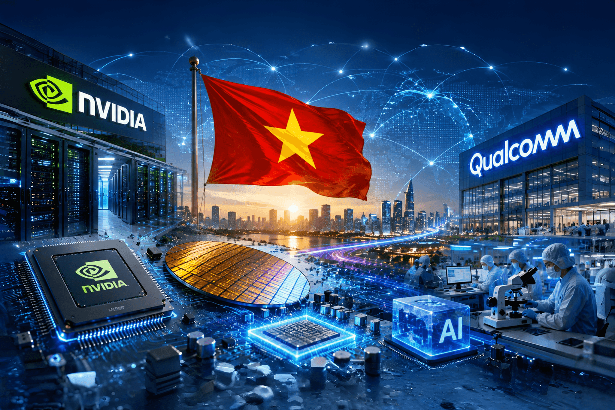 Nvidia và Qualcomm đồng loạt 'đổ bộ', Việt Nam đứng trước vận hội bứt phá chưa từng có trong cuộc đua mới - Ảnh 1.