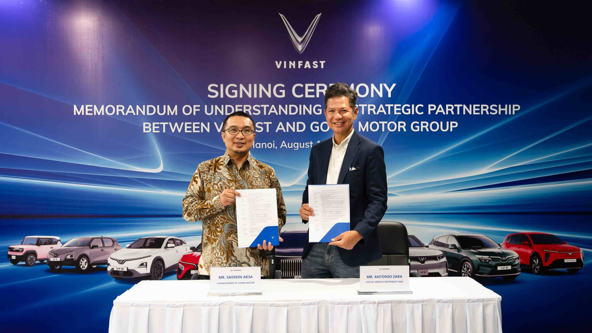VinFast lập liên doanh với Gowa Motor Group đẩy mạnh cuộc đua phủ sóng tại quốc gia đông dân thứ 4 thế giới