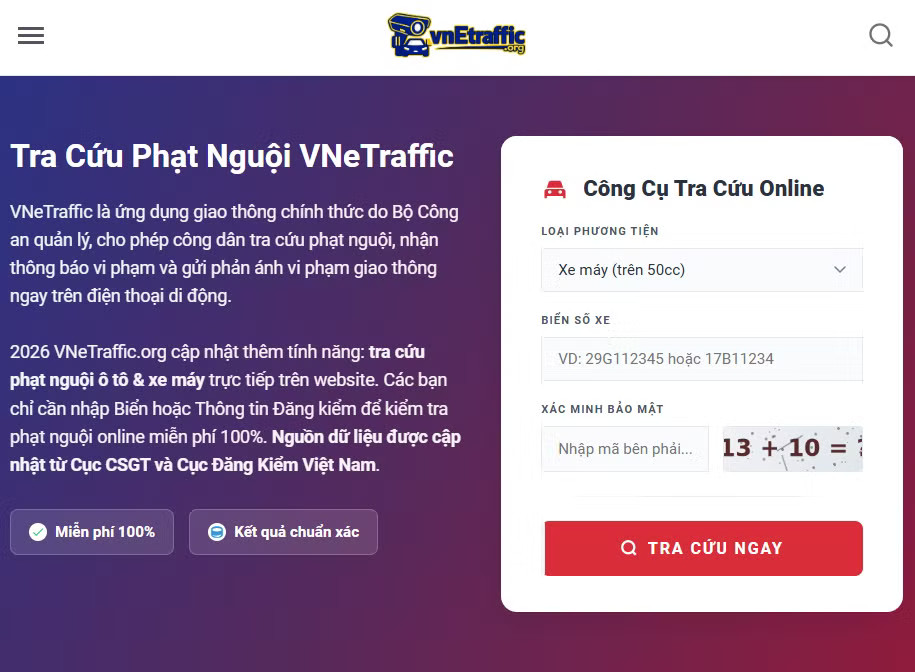 Cách tra cứu phạt nguội nhanh, tránh 'lỗi chồng lỗi' - Ảnh 3.