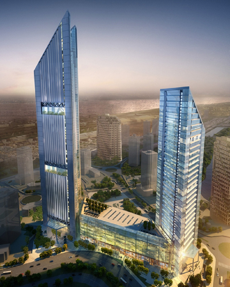 Phối cảnh tòa tháp tại Dự án VietinBank Tower tại Ciputra (Ảnh: VietinBank)