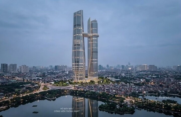 Phối cảnh dự án tháp đôi đang được đề xuất