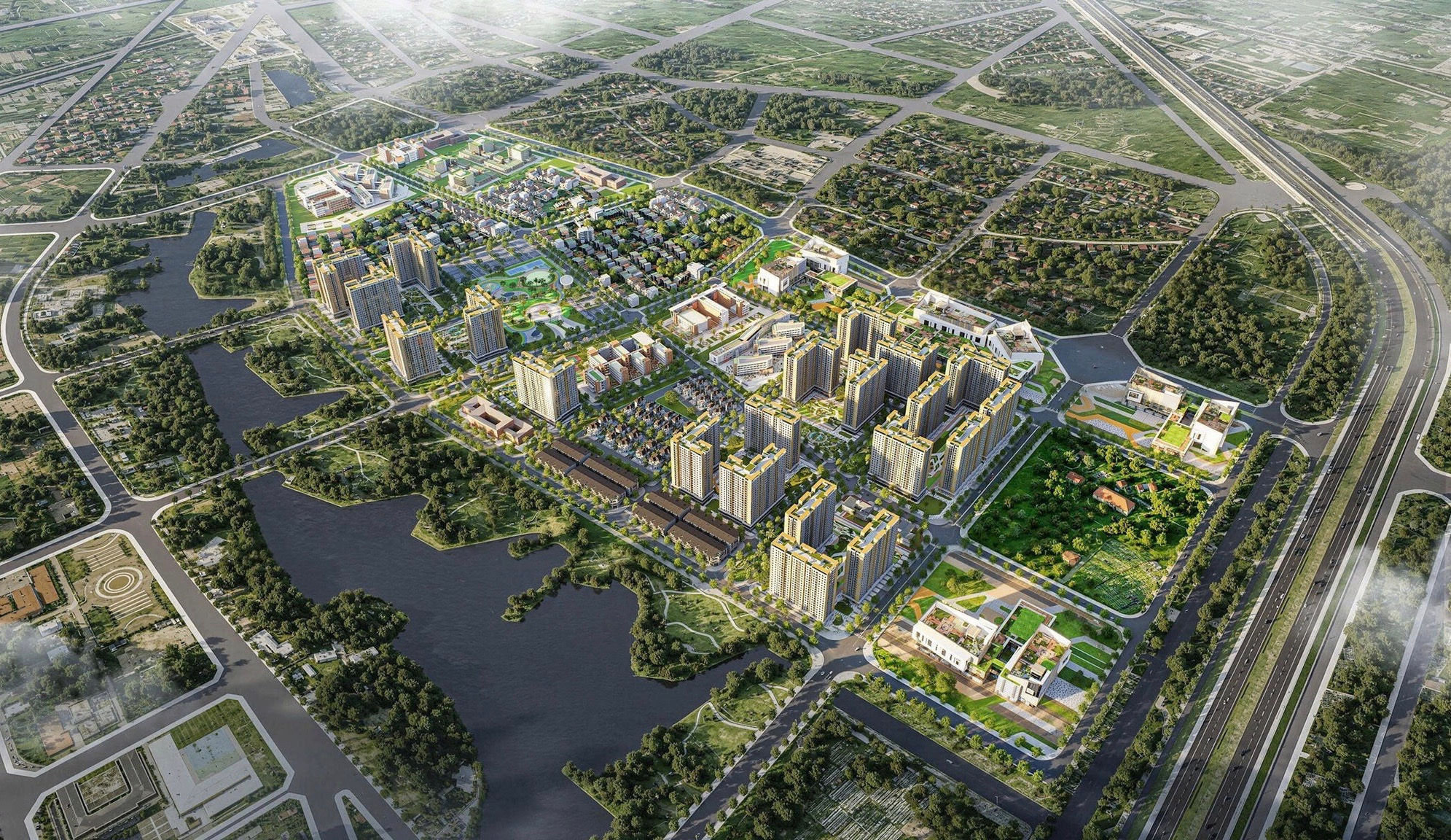 Phối cảnh Dự án đầu tư xây dựng Khu nhà ở xã hội Tiên Dương 2. Ảnh: CĐT