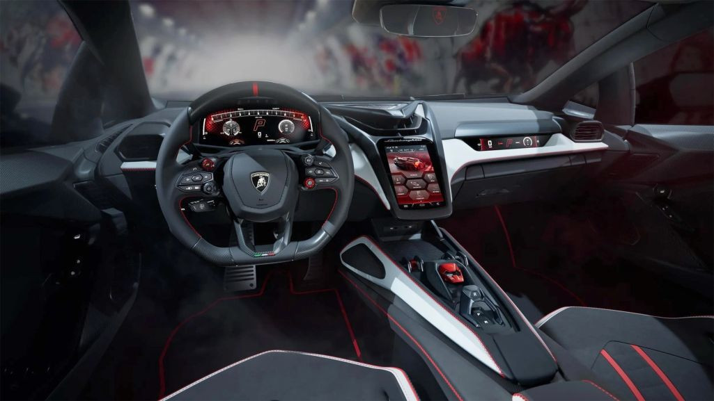 Không gian khoang lái Lamborghini Revuelto SV