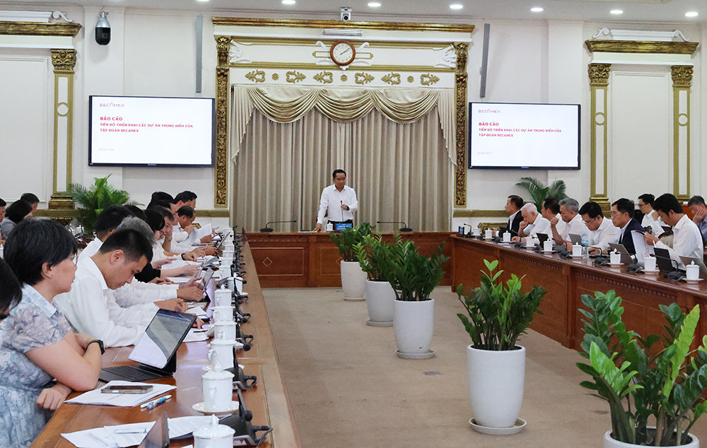 Tiến độ mới nhất về loạt dự án khoa học công nghệ, khu công nghiệp, cao tốc, đường sắt do Becamex đầu tư tại TP. HCM - Ảnh 1.
