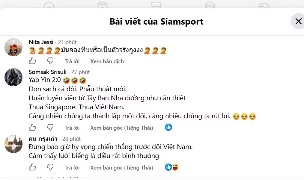 Liên tiếp thua Việt Nam, netizen Thái Lan nói ‘đừng mơ thắng họ nữa’ - Ảnh 2.