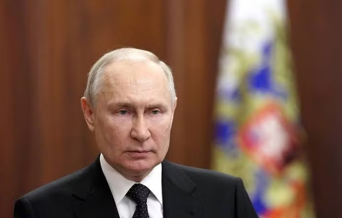 Tổng thống Nga Vladimir Putin. (Ảnh: Tass) Tổng thống Nga Putin cảnh báo 'kịch bản thảm khốc' với Ukraine - Ảnh 1.