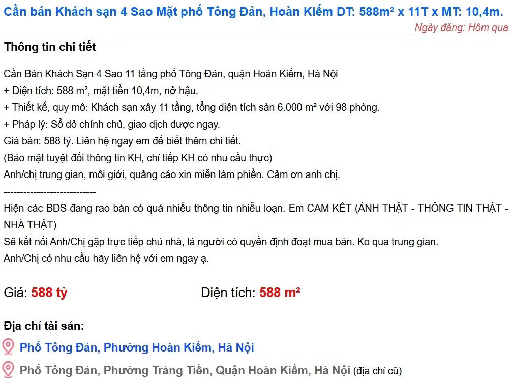 Biệt thự có 80m² lấn chiếm đất Bảo tàng: 'Choáng' với giá đất khu vực đang rao bán - Ảnh 4.