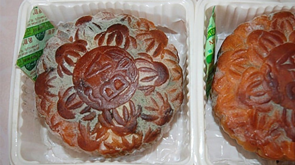 Bánh Trung thu xuất hiện dấu hiệu mốc