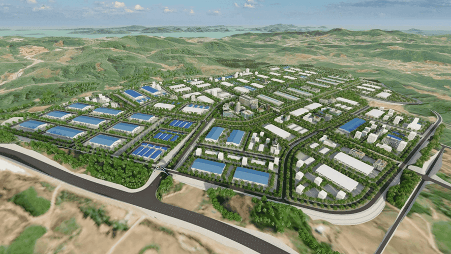 Phối cảnh khu công nghiệp Đông Bắc sân bay 2.578 tỷ đồng sắp khởi công