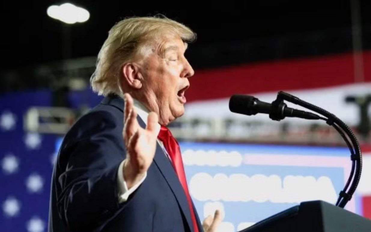 Tổng thống Mỹ Donald Trump Tổng thống Mỹ Trump tuyên bố ‘hoàn tất sứ mệnh’ ở Iran - Ảnh 1.