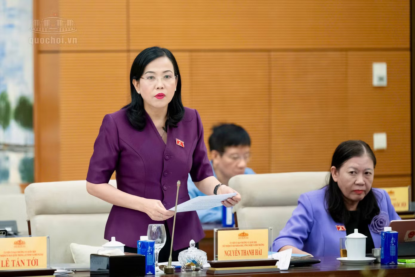 Chủ nhiệm Ủy ban Khoa học, Công nghệ và Môi trường Nguyễn Thanh Hải. (Ảnh: QH) Cần cơ chế bảo vệ, bồi thường cho người tiêu dùng trước việc gian lận tại cây xăng, công tơ điện, nước - Ảnh 3.