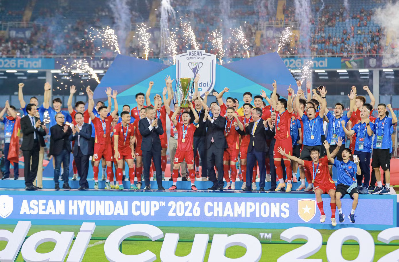Đội tuyển Việt Nam sau chức vô địch ASEAN Cup 2026. Thủ tướng gửi thư chúc mừng đội tuyển Việt Nam vô địch ASEAN Cup 2026 - Ảnh 1.