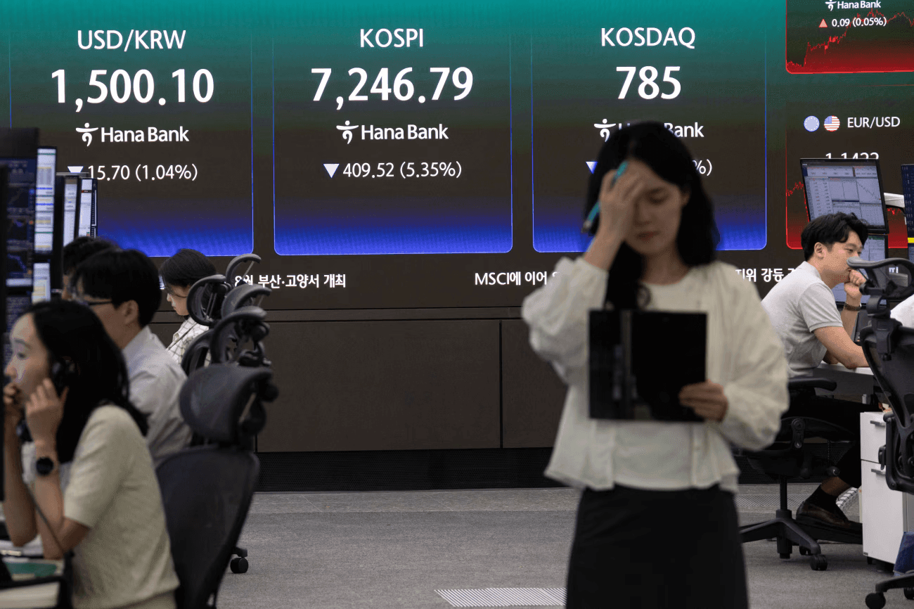 Kospi từ đỉnh cao 9.000 điểm đến cú lao dốc 40%: Khi cơn sốt AI biến chứng khoán Hàn Quốc thành 'sòng bạc'
