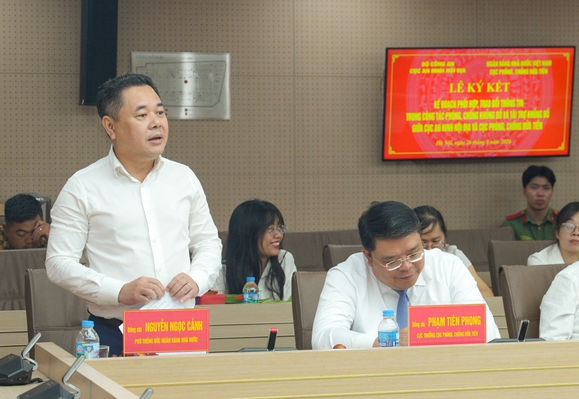 27.8 1 Tăng cường phối hợp, trao đổi thông tin trong công tác phòng, chống rửa tiền, tài trợ khủng bố
