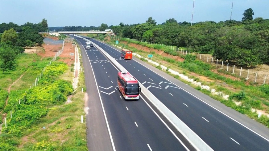 Cao tốc Phan Thiết Dầu Giây với quy mô 4 làn xe đã được đưa vào hoạt động từ 2023