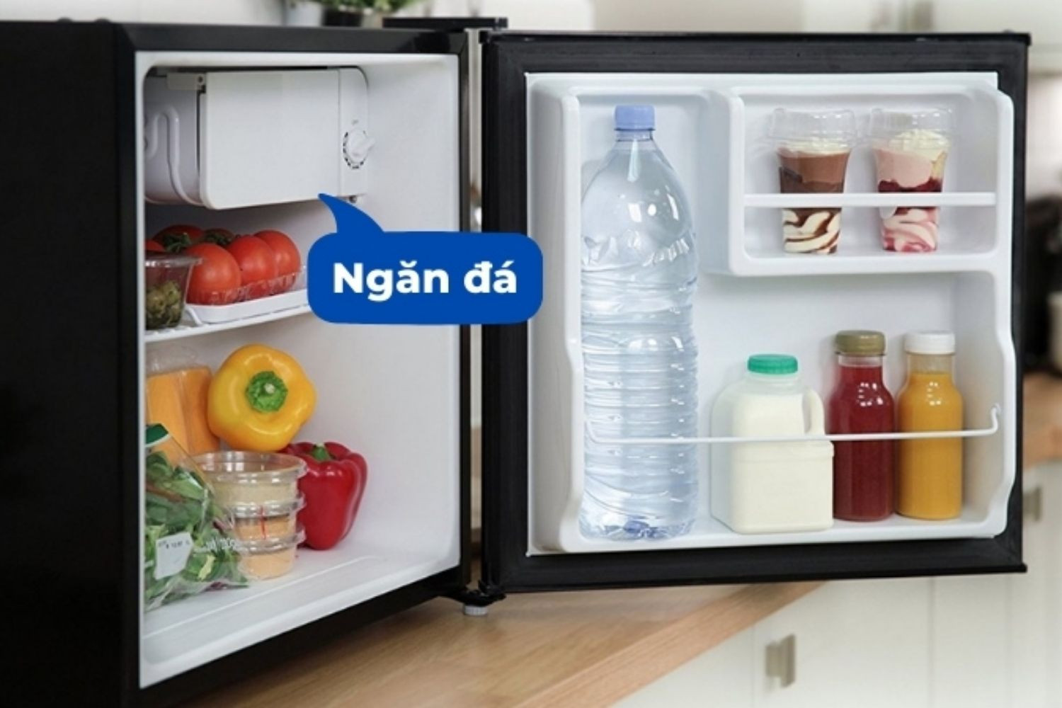 Tủ lạnh mini có ngăn đá nhỏ