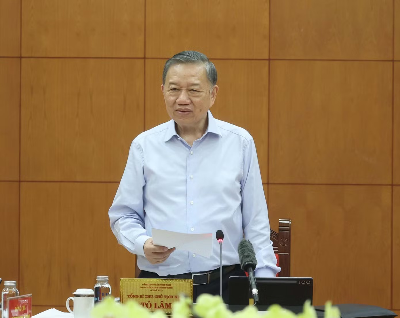 Tổng Bí thư, Chủ tịch nước Tô Lâm. Ảnh: TTXVN. Bộ Chính trị: Chuyển trọng tâm từ quản lý thông tin sang dẫn dắt nhận thức - Ảnh 1.