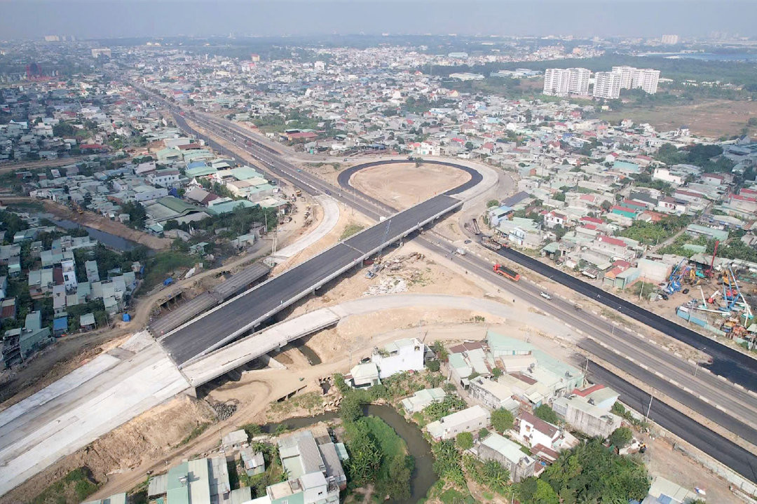 Dự án cao tốc Biên Hòa - Vũng Tàu đang được tăng tốc thi công