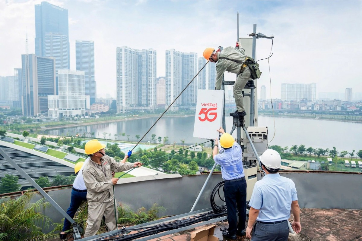 Trạm thu phát sóng di động của Viettel