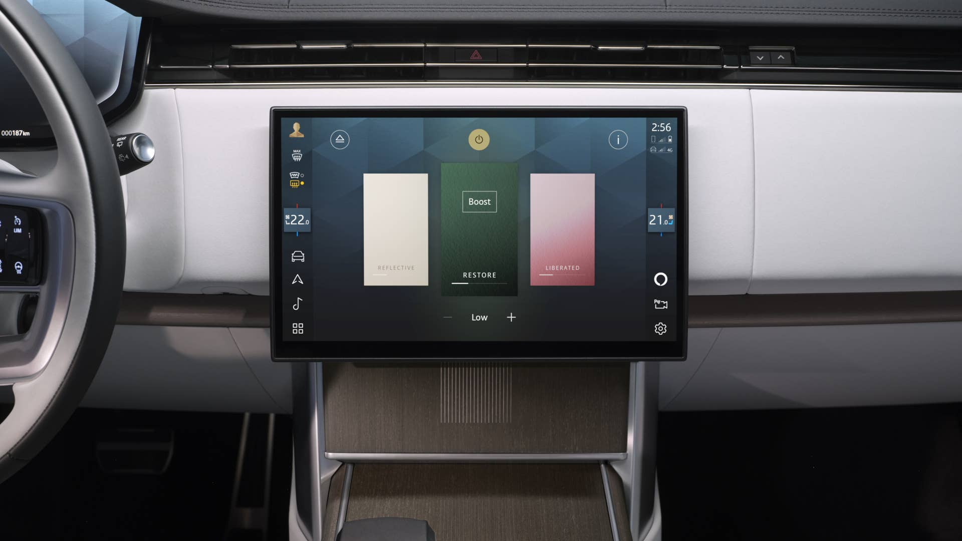 Màn hình trung tâm Range Rover EV 2027