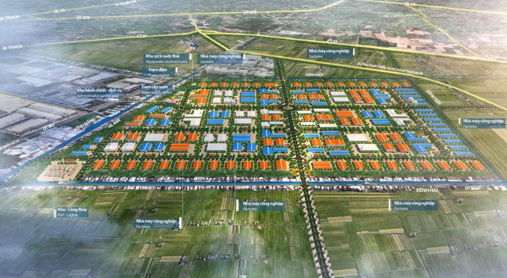 Phối cảnh KCN Tân Phước 1
