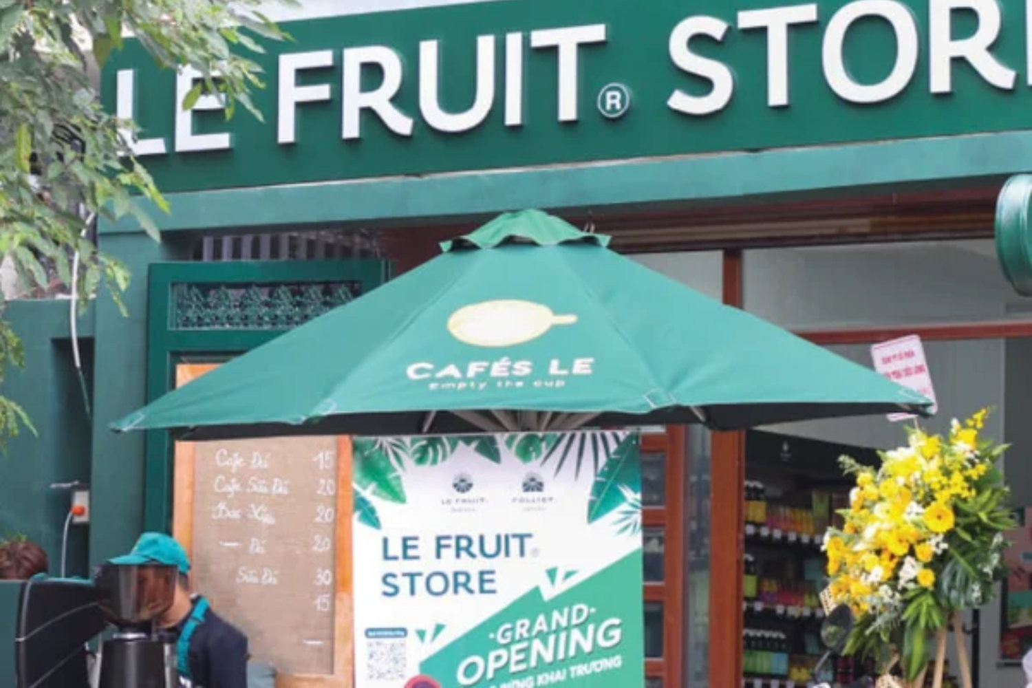 Một cửa hàng Le Fruit thuộc sở hữu Les Vergers Du Mekong