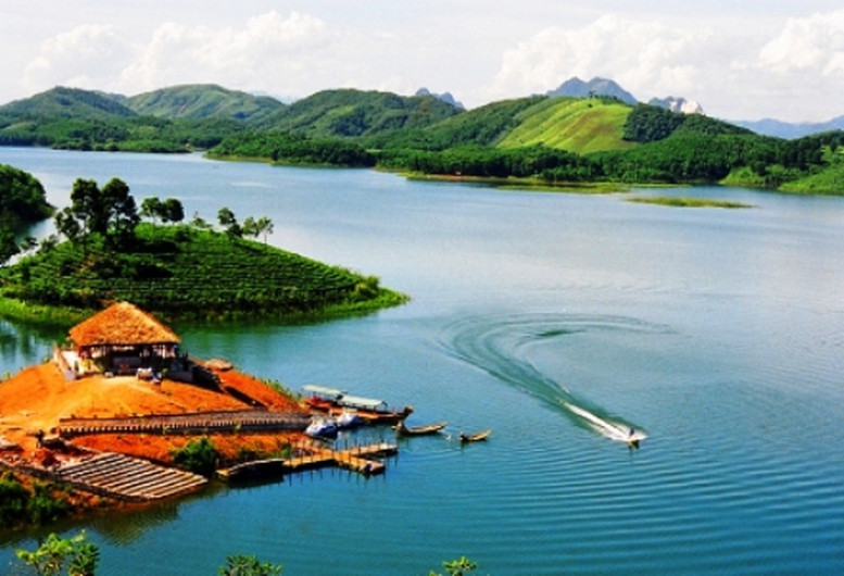 hồ thác Bà - báo CHính phủ 1