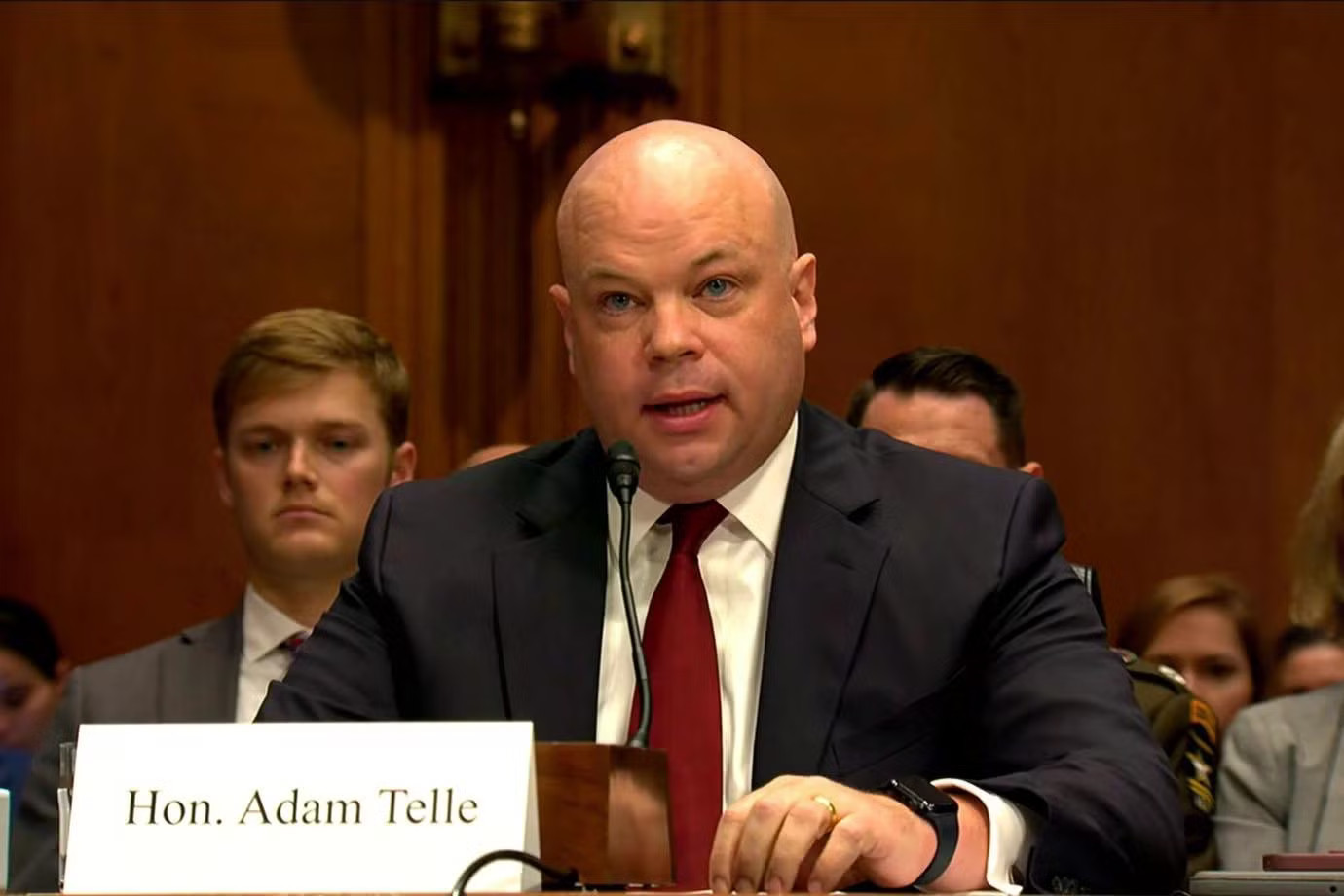 Ông Adam Telle. (Ảnh: Politico) Tổng thống Mỹ Trump gây bất ngờ khi bổ nhiệm lãnh đạo Lục quân - Ảnh 1.