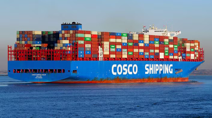 Tàu chở hàng của COSCO Hãng vận tải biển COSCO Trung Quốc bác cáo buộc do thám - Ảnh 1.