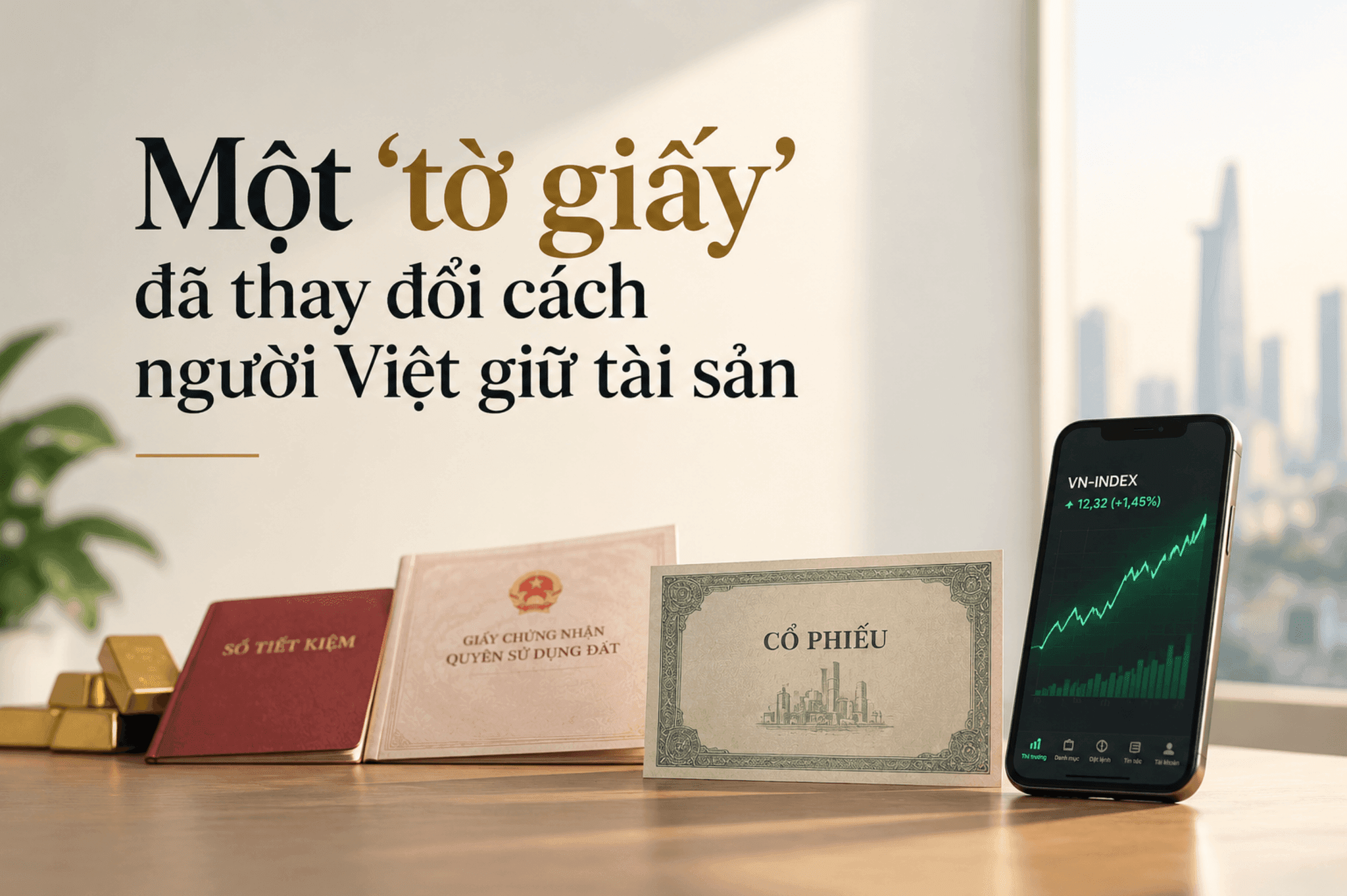 Một 'tờ giấy' đã thay đổi cách người Việt giữ tài sản