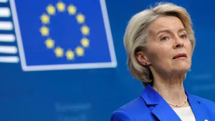 Chủ tịch Ủy ban châu Âu Ursula von der Leyen. (Nguồn: Reuters) Liên minh châu Âu dựng 'lá chắn' Greenland trước tham vọng chưa từng có của Mỹ - Ảnh 1.