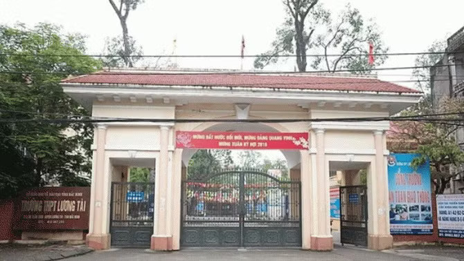 Trường THPT Lương Tài. Thí sinh đạt 9,5 điểm Toán thi tốt nghiệp ở Bắc Ninh bị trừ một nửa vì chép bài - Ảnh 1.