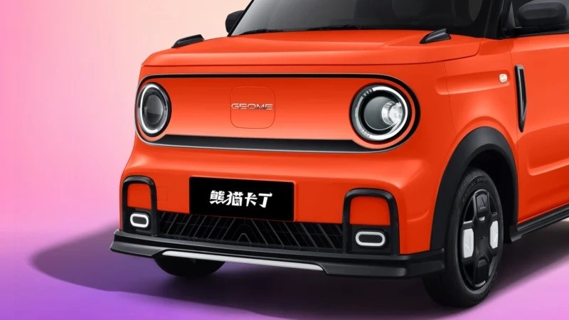 Đầu xe Geely Panda Mini với nhiều chi tiết thể thao