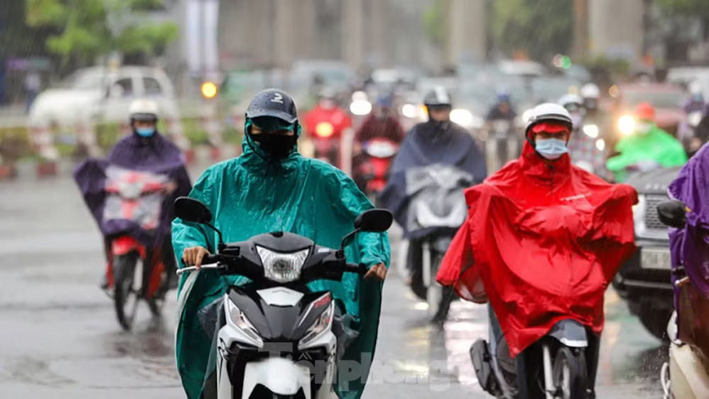 Chiều tối nay (9/9), miền Bắc bắt đầu đón mưa dông do gió mùa đông bắc tràn về. Từ chiều tối nay, gió mùa đông bắc về, miền Bắc chuyển mưa dông - Ảnh 1.