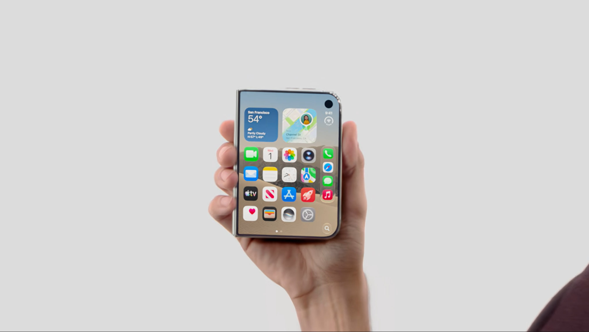 iPhone Duo chiếc điện thoại màn hình gấp đầu tiên của Apple