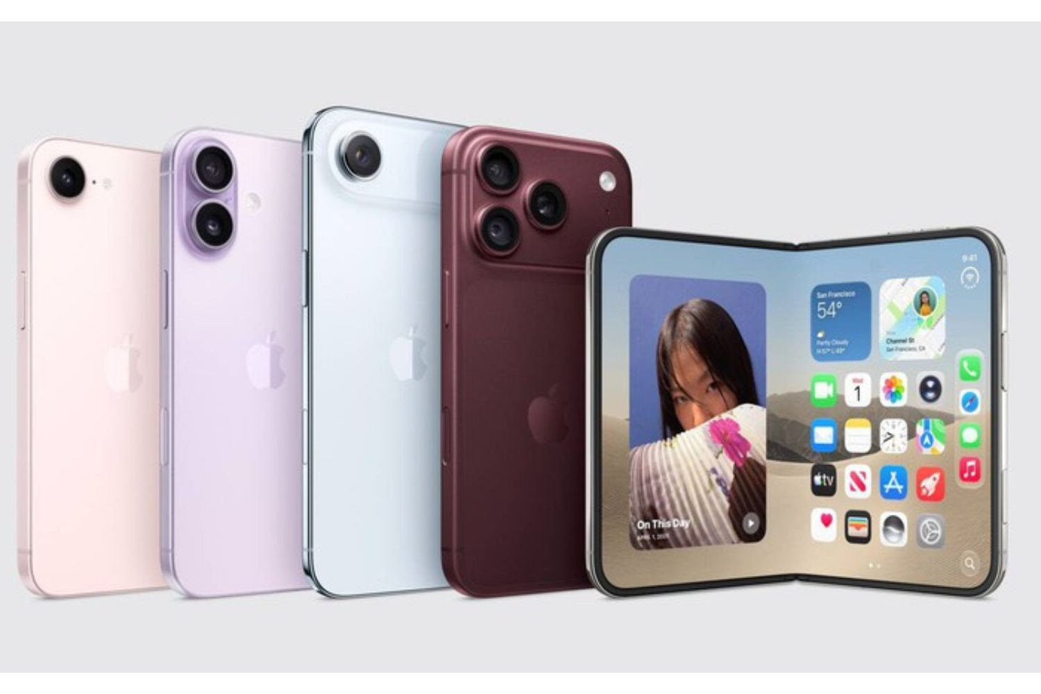 Bộ sản phẩm iPhone ra mắt mới